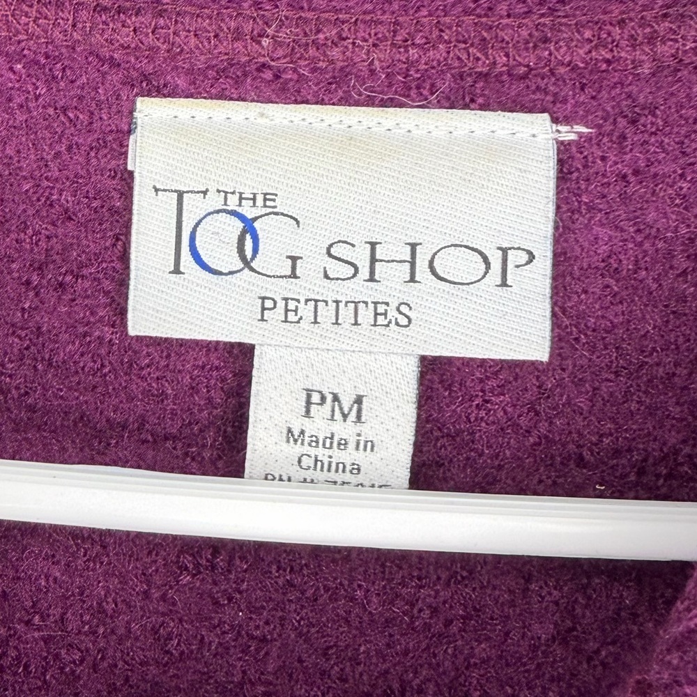 The TOG Shop PM Purple Button-Up Coat - Picture 3 of 3